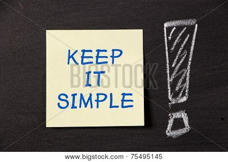 Keep It Simple!