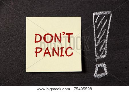Don't Panic Note