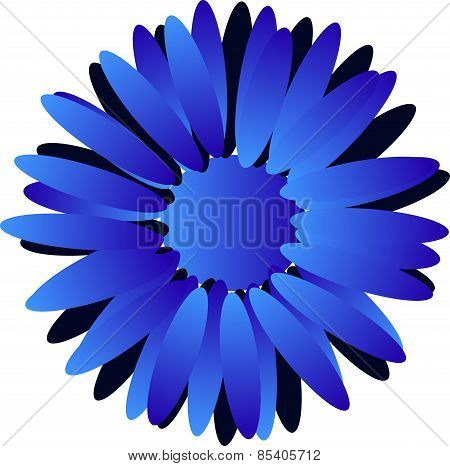 Blue flower