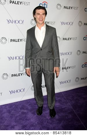 LOS ANGELES - MAR 15:  Finn Wittrock at the PaleyFEST LA 2015 - 