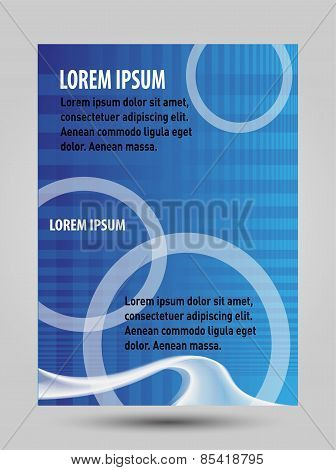 Flyer Designs template with circle