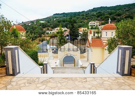 Greek Orthodox monastery. Crete. Spili.