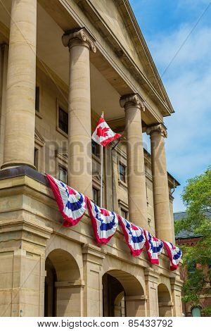  Site of the founding of confederation in 1867, Province House is located in Charlottetown, Prince Edward Island, Canada