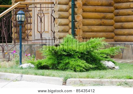 Street decorative landskape design elements in gardening