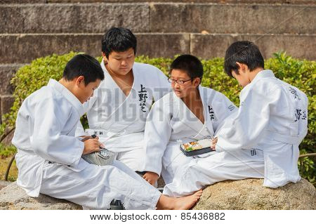 Judo Class at Shudokan Hall in Osaka