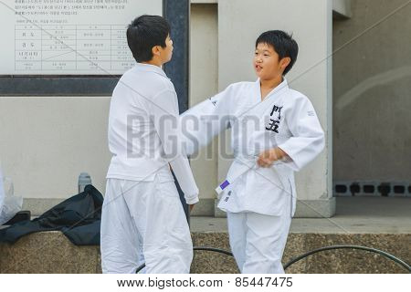 Judo Class at Shudokan Hall in Osaka