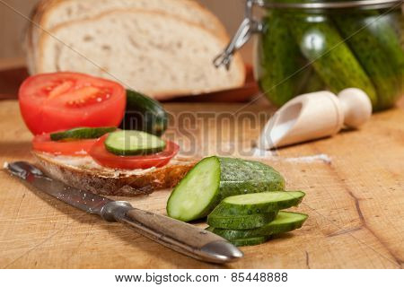 Homemade breakfast.