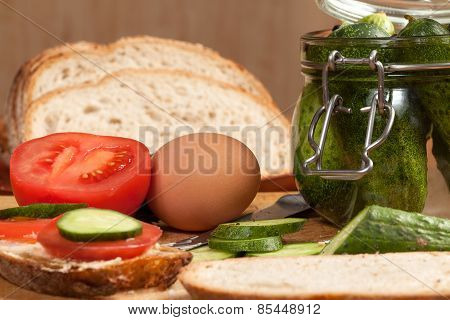 Homemade breakfast.