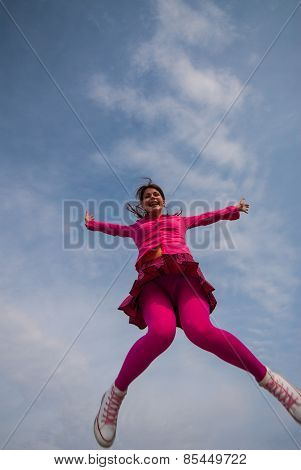 Girl Jumped