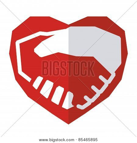 done deal over white background vector illustration