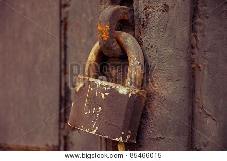 Old Rusty Doorlock