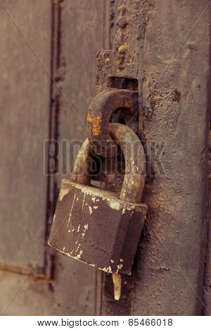 Old Rusty Doorlock
