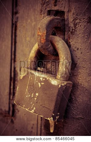 Old Rusty Doorlock