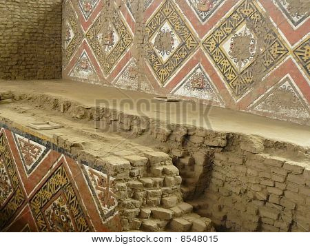 Moche Ayapec - murale a Huaca de la Luna.