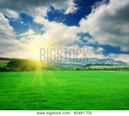 Mountain Nature Composition.