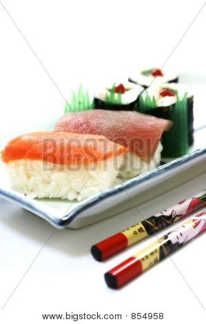 Sashimi di salmone e tonno