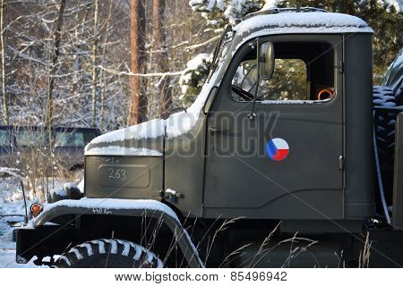 Old Czechoslovak Military Truck Praga V3S