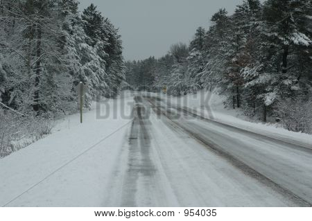 Carretera helada