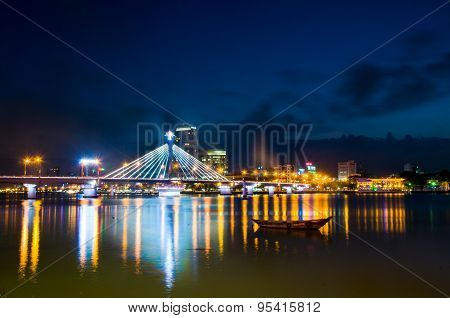 Danang city at night