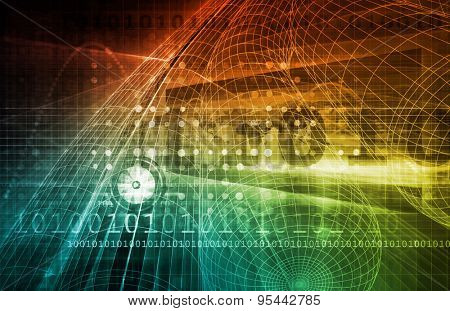 Secure Network with Global Protection of Data Art