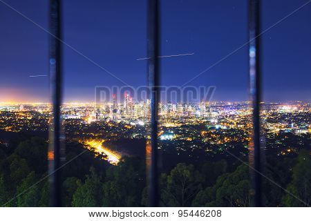 View of Brisbane City from Mount Coot-tha