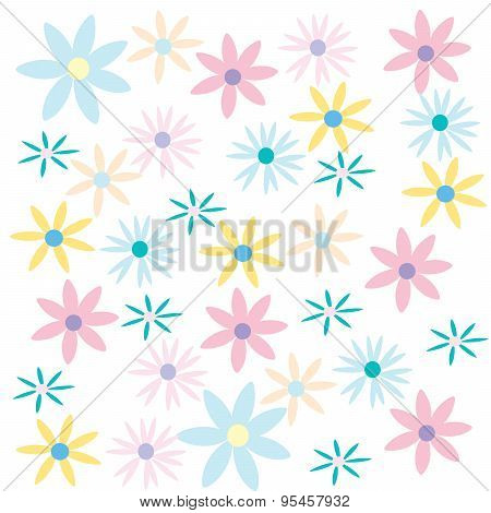 Floral Pink Nature Abstract Background