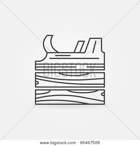 Jack-plane vector icon