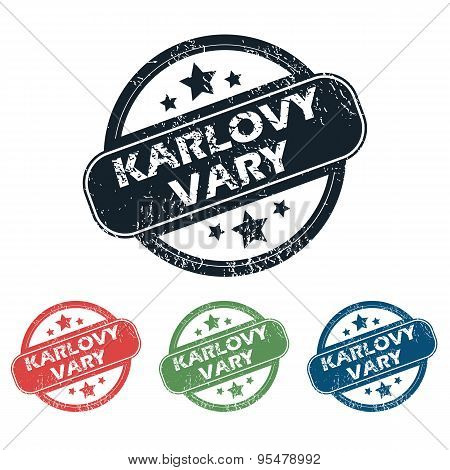 Round Karlovy Vary stamp set