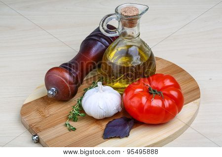 Olive Oil With Thyme, Garlic