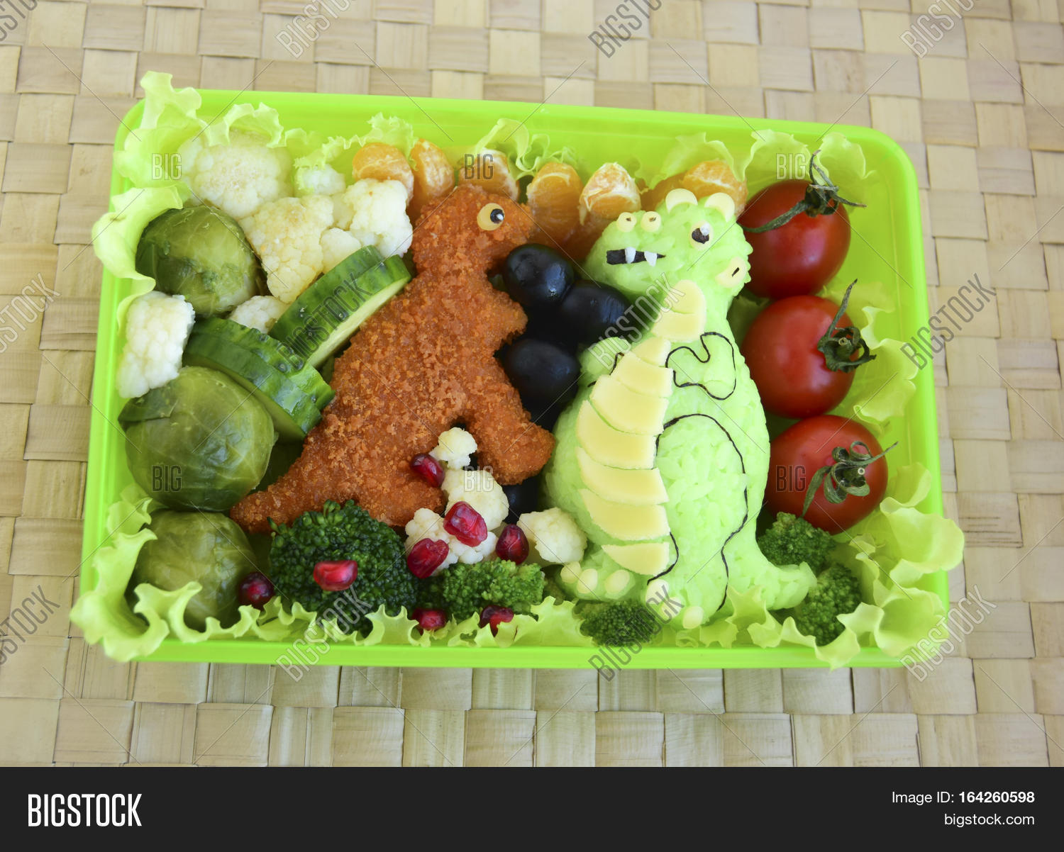 Dinosaur Made Rice. Image & Photo (Free Trial) | Bigstock