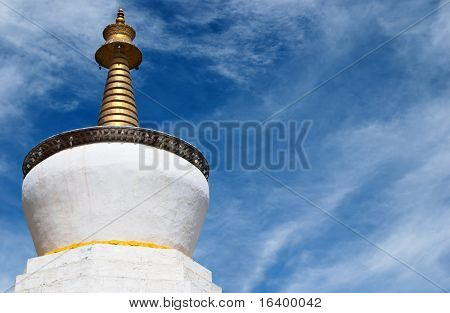 Buddhistische Stupa in Tashilhunpo-Kloster, Tibet