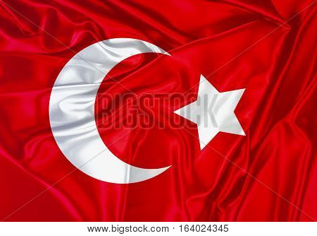 OTTOMAN Empire, Flag OTTOMAN Flag Design and Presentation