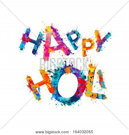 Happy Holi! Rainbow Splash Paint