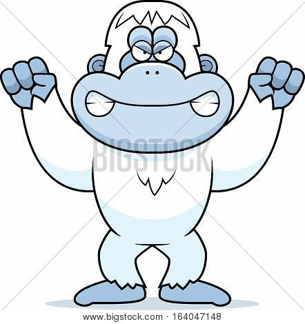 Angry Cartoon Yeti