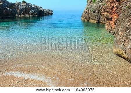 Summer Ionian Sea Coast, Albania.