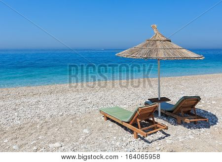 Summer Morning Beach.