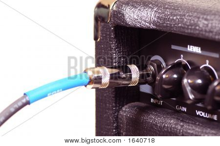 Gitarre Kabel und amp
