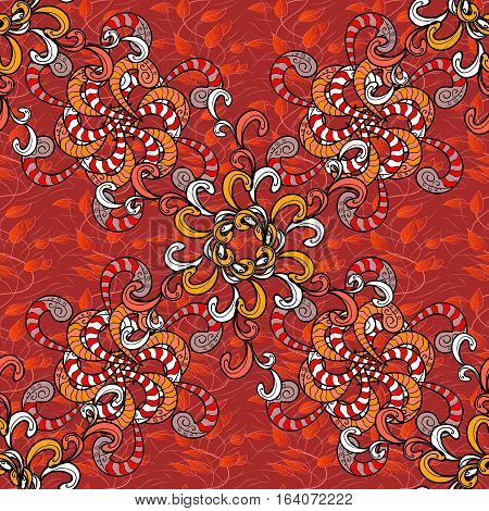 Mandalas Background. Colorful Elements. Vector Illustration Texture.