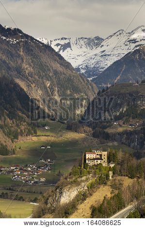 Weissenstein Castle In Ski Resort Matrei In Osttirol, Austria