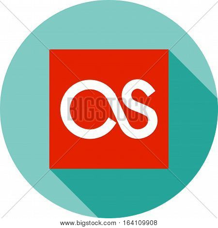 Lastfm, social, online icon vector image. Can also be used for social media logos. Suitable for mobile apps, web apps and print media.