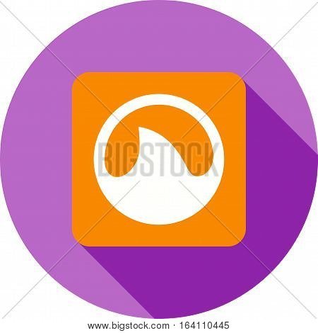 Grooveshark, internet, search icon vector image. Can also be used for social media logos. Suitable for mobile apps, web apps and print media.