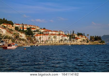 Waterfront Of Korcula Town, Croatia