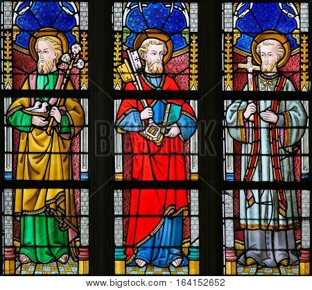 Stained Glass - Catholic Saints