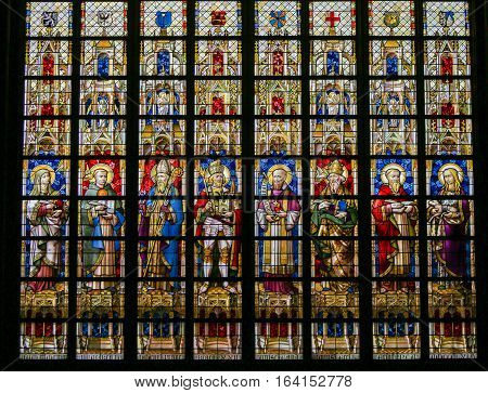 Stained Glass - Catholic Saints