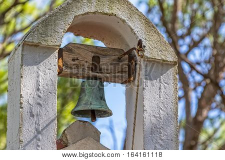 St. Roko church bell in old village Tucepi in Dalmatia.