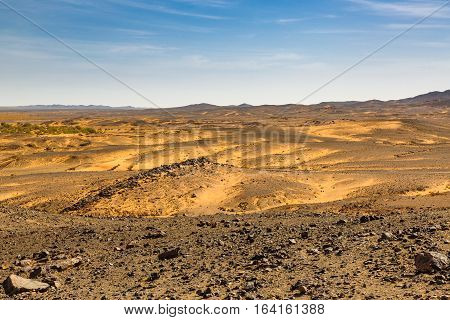 Meeting Hamada Stony Deserts And Sand Deserts Of The Sahara.