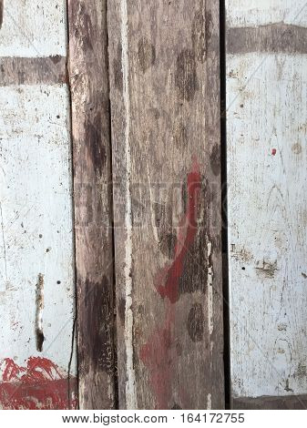 Texture of the old wood on mayp