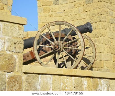 Old cannons in Baku Old City(Icheri sheher)