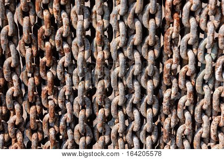 Rusty Chain Background