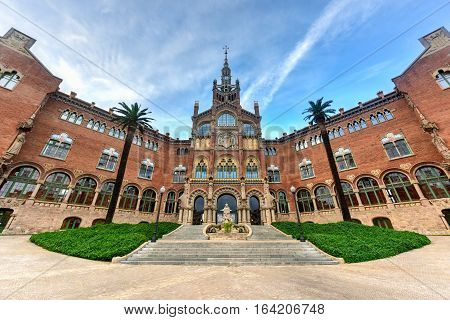 Hospital Sant Pau Recinte Modernista -barcelona, Spain